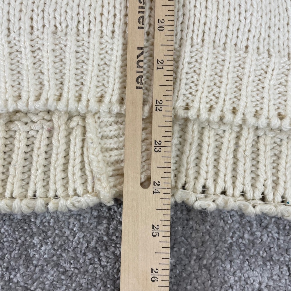 Currants Knitted by Hand Cardigan Womens Medium Fair Isle Cable Knit Vintage - Picture 7 of 11